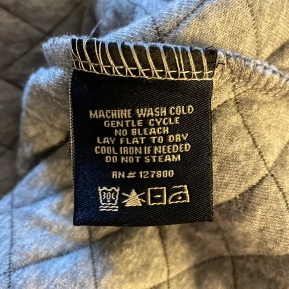 NWT Tailor Vintage Quilted Quarter Zip Pullover - Picture 8 of 8